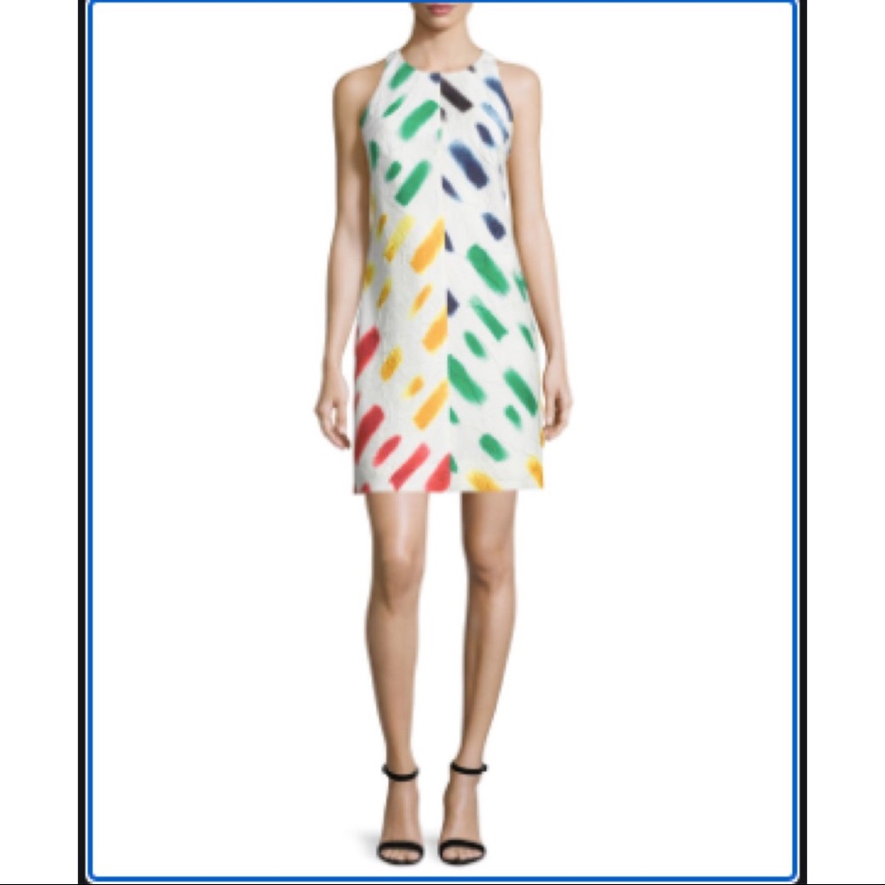 Milly brushstroke couture dress